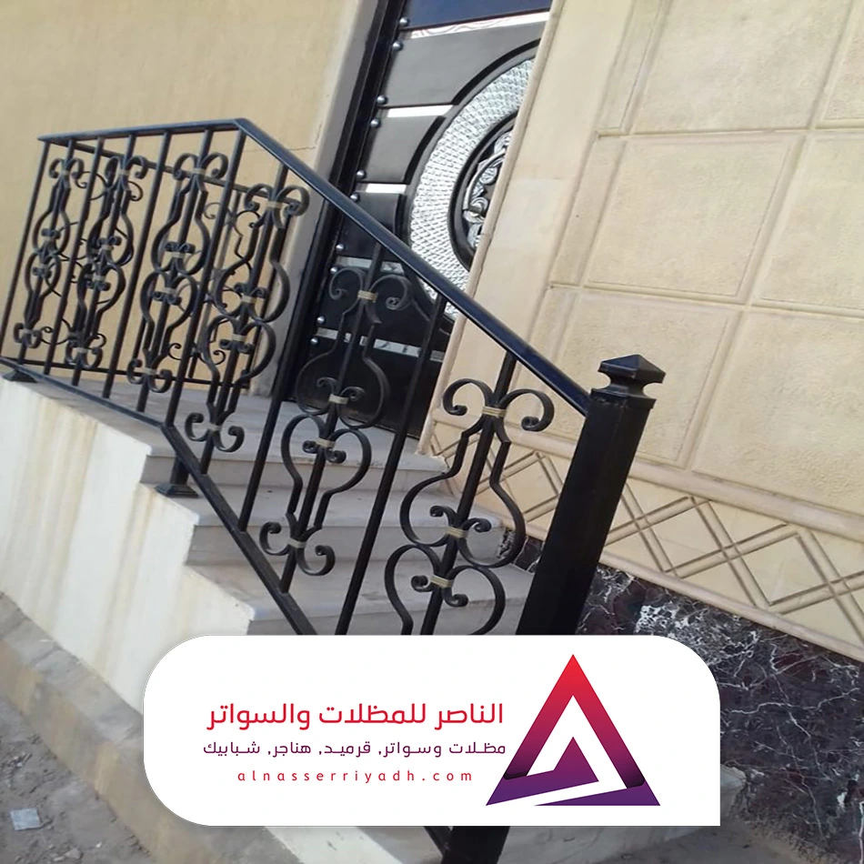 درج حديد خارجي للبيت الرياض