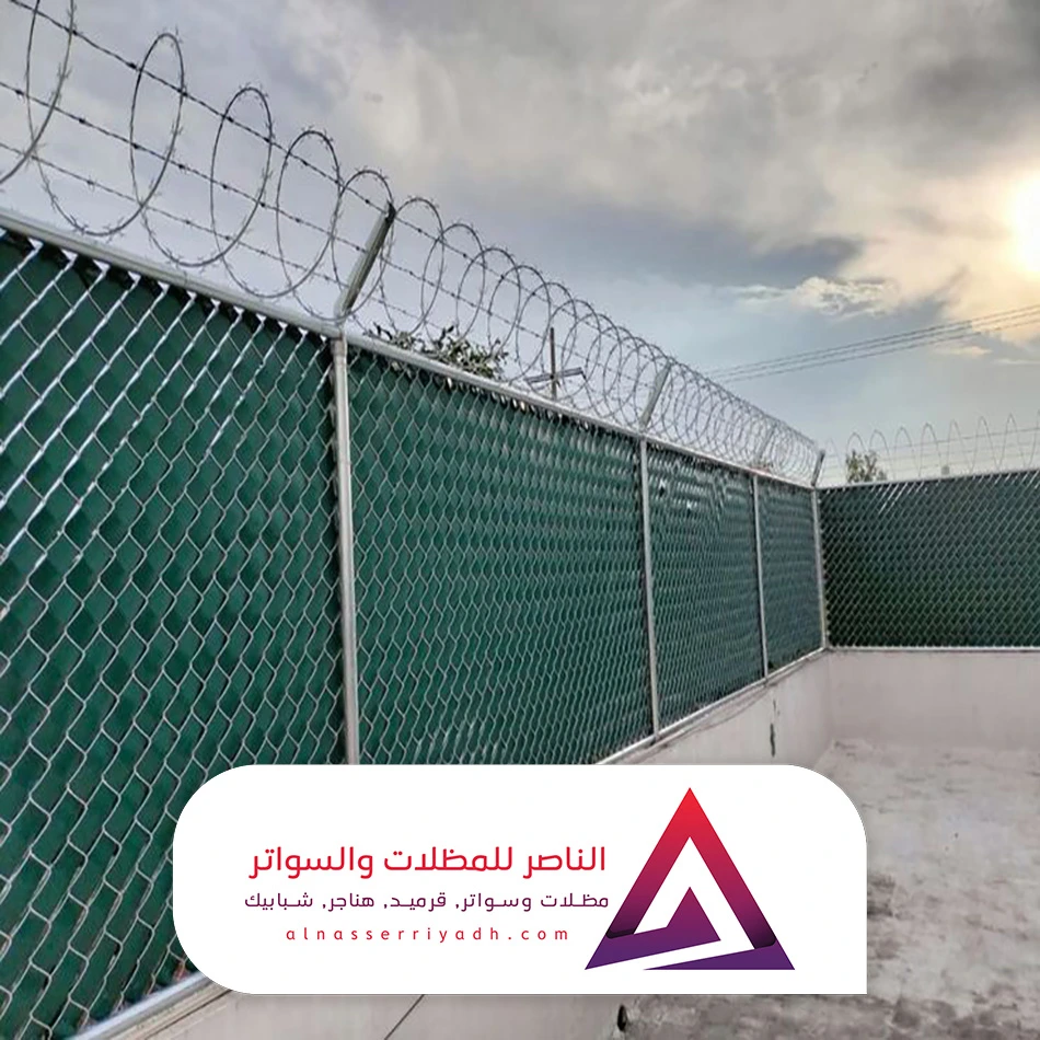 سور شبك مجلفن بالرياض