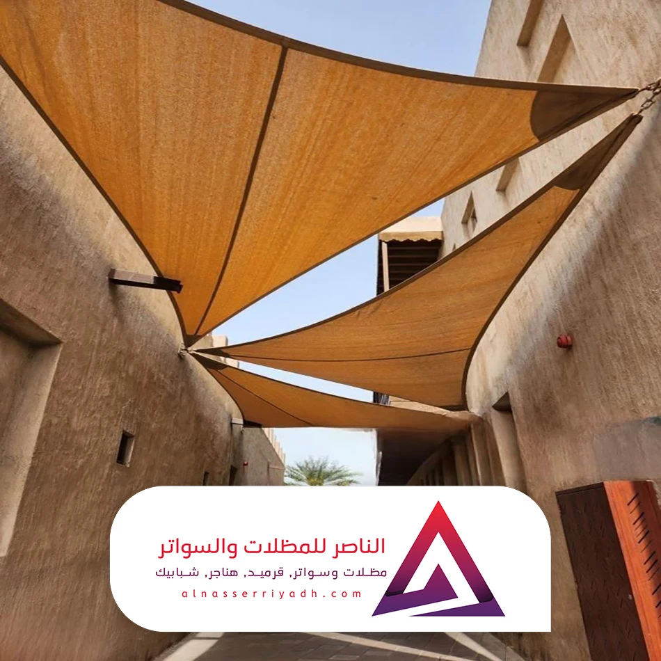 مظلة سيارة شراع بالرياض